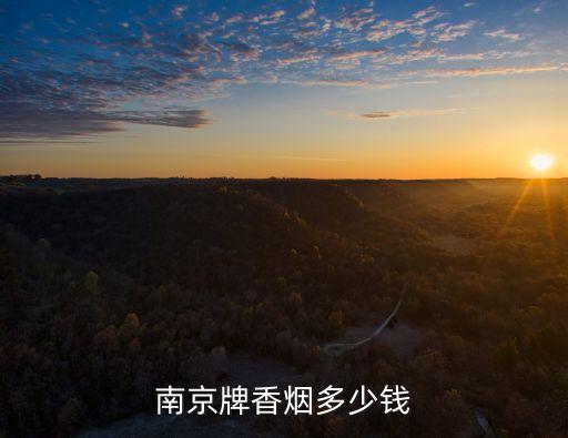 南京牌香烟多少钱