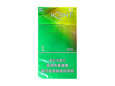 健牌(黄冰菠萝薄荷爆珠100S)香烟价格表和图片欣赏